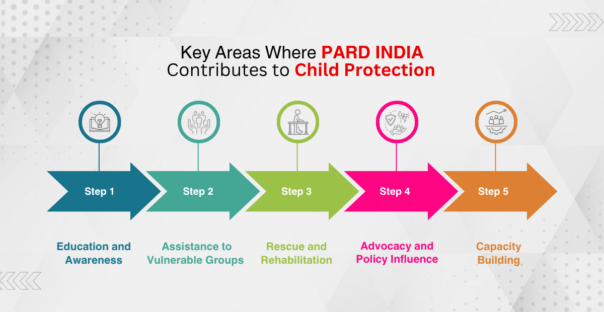 Key Areas Where PARD INDIA Contributes to Child Protection